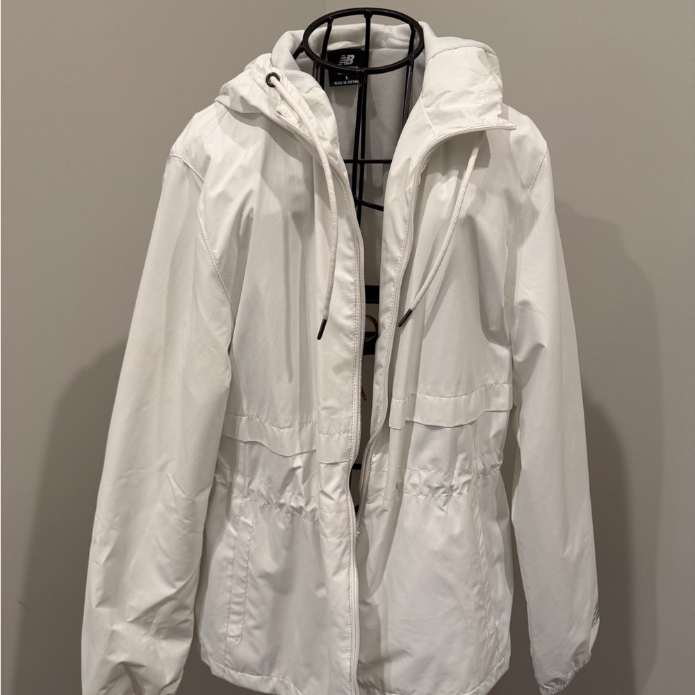 New Balance White Women's Jacket